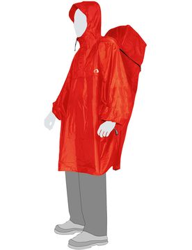 Cape xl poncho montaña Rojo (UNICA)