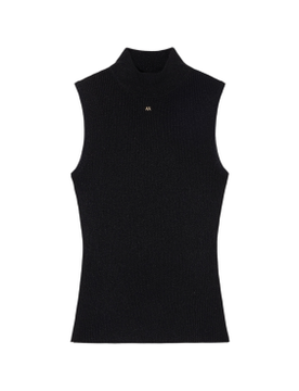 Para mujer. XW001876AF11957MC005 Top de Cuello Alto (S), Casual, Viscosa