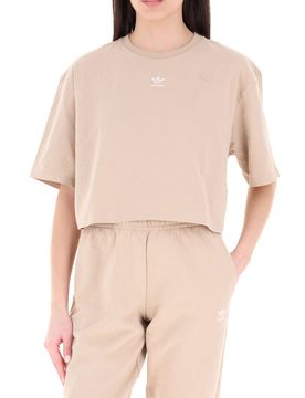 Adidas T-shirt in cotone BEIGE XS