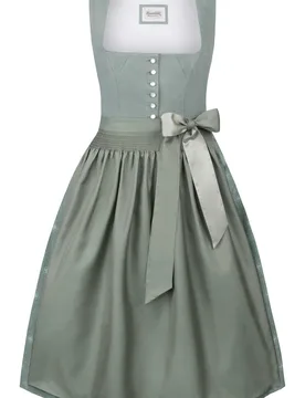 Dirndl Helene (salbei, Gr. 34) von Heimatgwand für Damen, 60% Baumwolle, 40% Leinen - Stockerpoint - FashionsVida