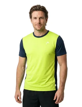 Slice Short Sleeve T-shirt Lightlime L - Head Racket - FashionsVida