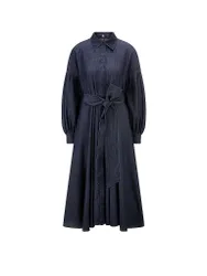 Riani Robe midi bleu marine 40