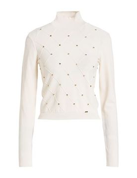 GAUDÌ Rollkragenpullover Damen Off white XXS Damen