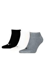 Pack Assorted Cotton Rich Trainer Socks Grey Mix male