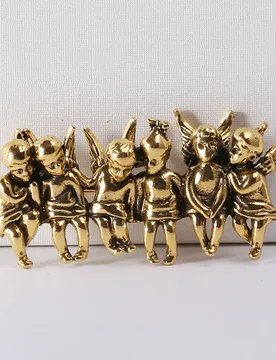 Creative Vintage Angel Shape Brooch Luxury Women Jewelry Personality Angel Enamel Pin Matte Metal Pins Coat Collar Accessories - Aliexpress - FashionsVida