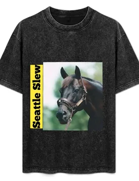 Seattle Slew - Triple Crown Winner T-Shirt Summer Fashion Casual Tee Shirt - Aliexpress - FashionsVida