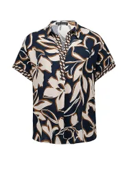 Haut style chemisier multicolore 38