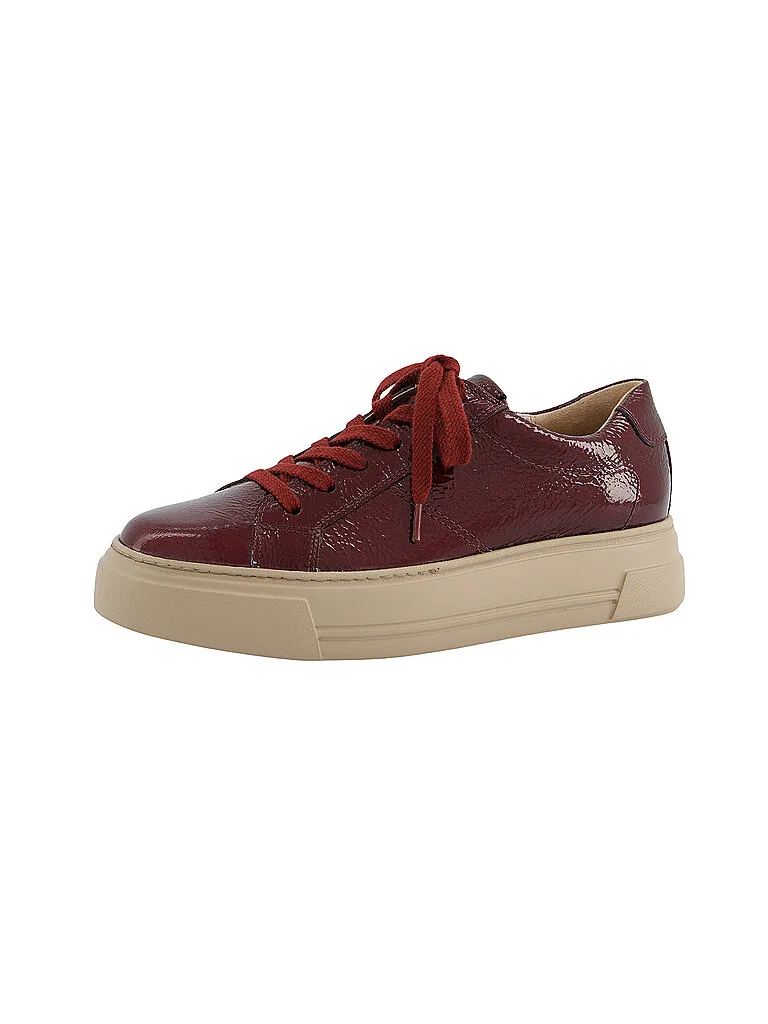 Sneaker rouge foncé 37 - Paul green - FashionsVida