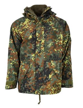 Nässeschutzjacke MT-Plus - Flecktarn / XXL Herren Flecktarn adult Herren
