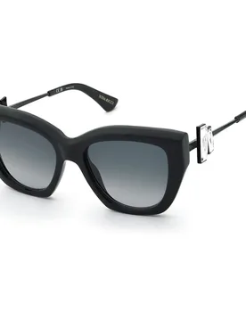 Occhiali Da Sole Da Donna Snr38s Butterfly Shiny Black Smoke Gradient Smoke/CAT2 - Nina Ricci - FashionsVida
