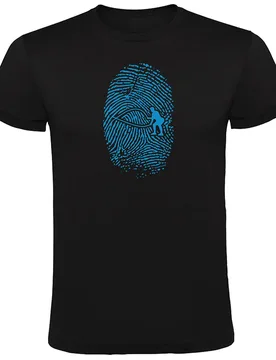 T-shirt à Manches Courtes Crossfit Fingerprint Black M - Kruskis - FashionsVida