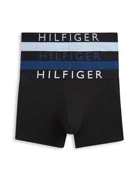 Pack Hilfiger Cotton Rich Trunks Blue Mix male - Tommy hilfiger - FashionsVida