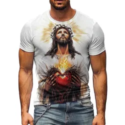 Men's Abstract Dizzy 3D Printed Short-Sleeve T-Shirt - Holiday Costume, Youth Full-Body Print