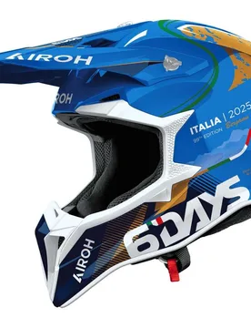 Casco Moto Cross Enduro WRAAAP 6DAYS ITALY 2025 taglia XS - Airoh - FashionsVida