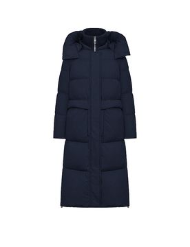 Abrigo acolchado de plumón FULLY APRICA azul oscuro 40