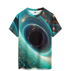 New Personalized Daily Work Men's 3D Printed Short-Sleeve T-Shirt - Printed Shirt Style, Relaxed Fit Top