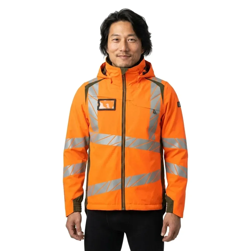 Veste D´hiver Accelerate Safe 19035 Hi-Vis Orange / Moss Green M - MASCOT - FashionsVida