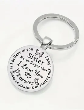 Sister will never forget that I love you. Keychain, alloy keychain, wallet, birthday, graduation gift, for sister's best friend - Aliexpress - FashionsVida