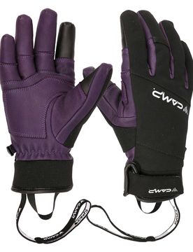 Vielseitige Handschuhe – Damen / Frau – G Hot Wool Lady G Hot Wool Lady Black/Violet für Damen aus Wolle Größe M Violett