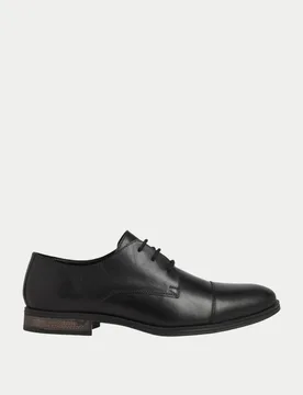 Leather Derby Shoes Black male - Jack & jones - FashionsVida
