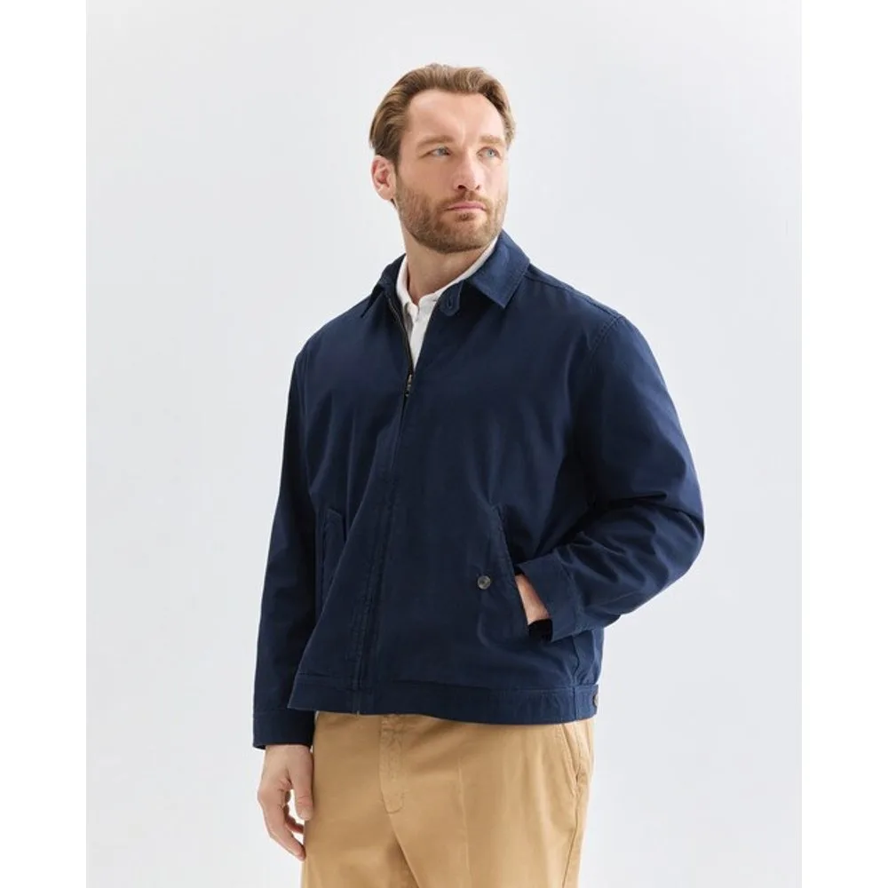 Cazadora de hombre tipo Harrington en algodón - Emidio Tucci - FashionsVida