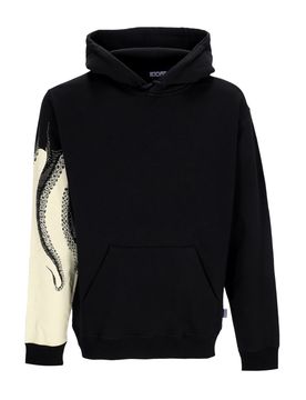 Felpa Cappuccio Uomo Side Hoodie Black