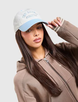 Clean Up Script Cap - Damen, Cremefarben - female - Size: One Size - New Balance - FashionsVida