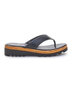 Infradito Neri in vera pelle Made in Italy 66470811 39 - Pittarello - FashionsVida