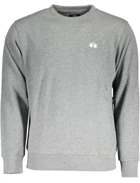 Herren Langarm-Sweatshirt Grau XMF004-FP548_GRIGIO_01049