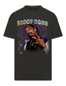 Maglietta A Maniche Corte Snoop Dogg Paintbrush Oversize Black 4XL - Merchcode - FashionsVida
