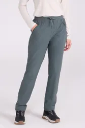 Winter Explorer Womens Fleece Lined Trousers - Green - Green - Size: 14