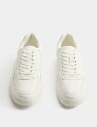 Lace Up Club Trainers White Mix male