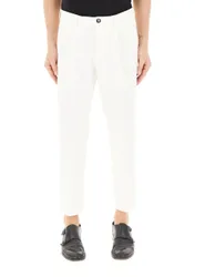 Pantalone con pinces BIANCO 50