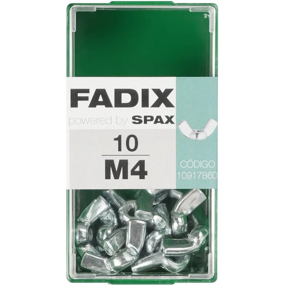 Tuerca Mariposa Cincada M4 - Caja 10 Uds - FADIX - FashionsVida