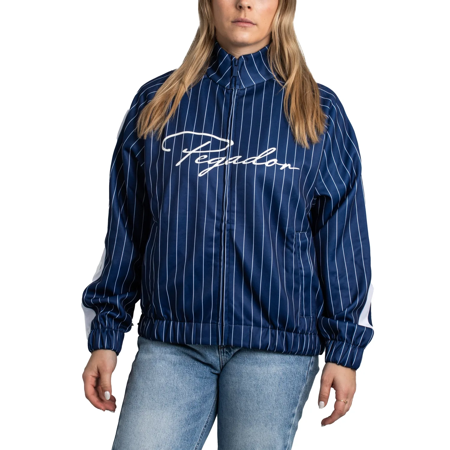Soboya Trackjacket Dark Navy / White XS Damen - Pegador - FashionsVida