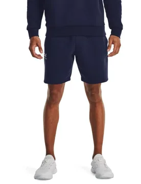 Short Essential Fleece Midnight Navy 410 / White 100 XL - Under armour - FashionsVida