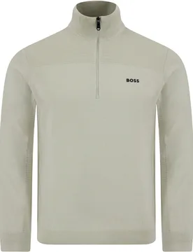 HUGO Pullover Momentum-X 1/4 Zip, beige xxl - BOSS - FashionsVida