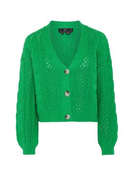Faina Cárdigan verde hierba