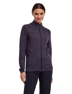 Melange Knit Damen Trekking Cardigan