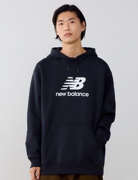 Hoodie Big Logo noir/blanc m