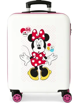 Maleta de cabina infantil Minnie Enjoy the Day Love rígida con capacidad de 34L - Disney - FashionsVida