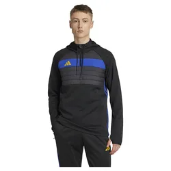 Sweat à Capuche Tiro 25 Essentials Winterized Training Black / Semi Lucid Blue / Crew Yellow 2XL