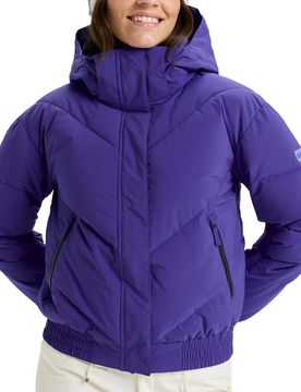Stepp- Und Daundenjacken Ski Snow Shimmer Jacket Dazzling Blue für Damen Größe L Violett