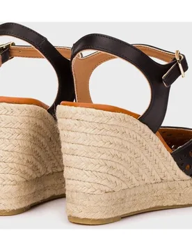 Alpargatas de mujer de piel - Wonders - FashionsVida