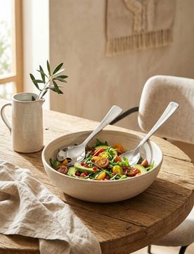 Confezione da 2 posate da insalata - argento