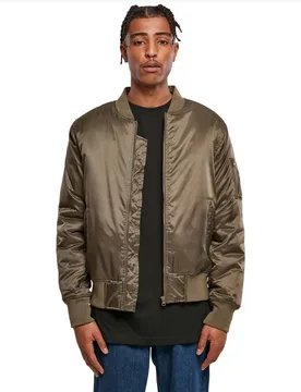 Veste Bomber Dark Olive 5XL - Build Your Brand - FashionsVida