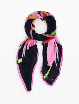 Foulard lys, Viscose, Noir, U