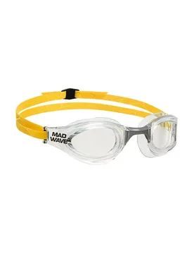Aqua Fusion Swimming Goggles Orange One Size Men,Women - Mad Wave - FashionsVida