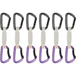 Pack de 6 cintas express de escalada WORKHORSE KEYLOCK 12 cm