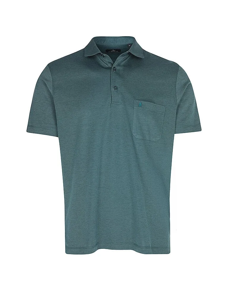 Poloshirt dunkelgrün L herren - Ragman - FashionsVida